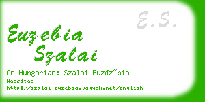 euzebia szalai business card